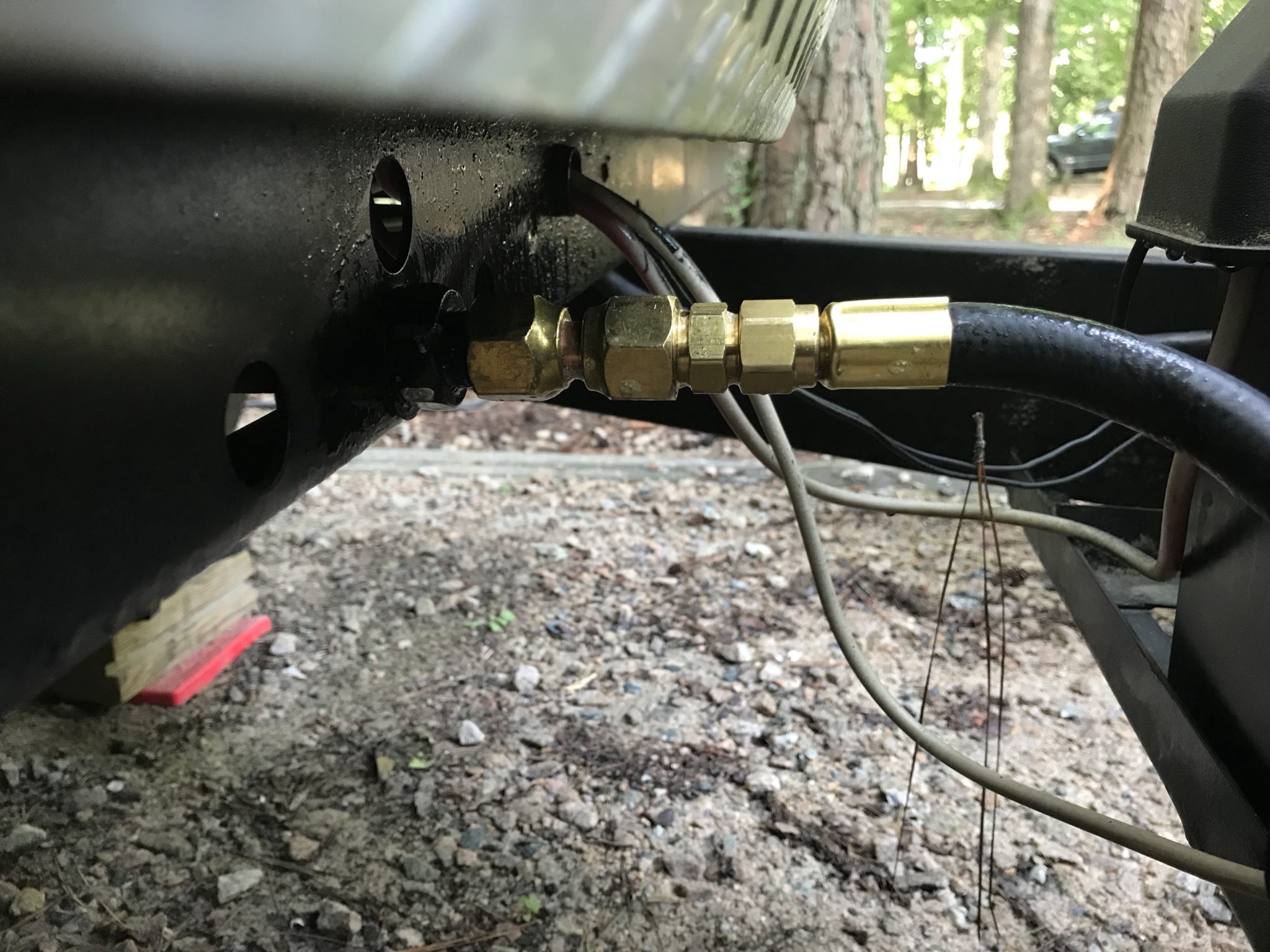 new hose and adaptors