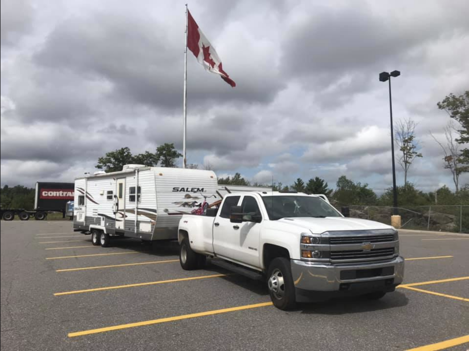 our rig at a canadian walmart