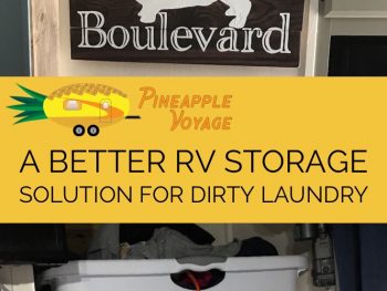 A better RV storage solution for dirty laundry