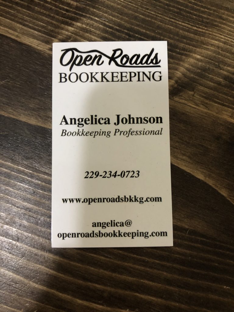 open roads bookkeeping